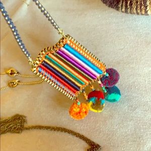 Long rainbow necklace
